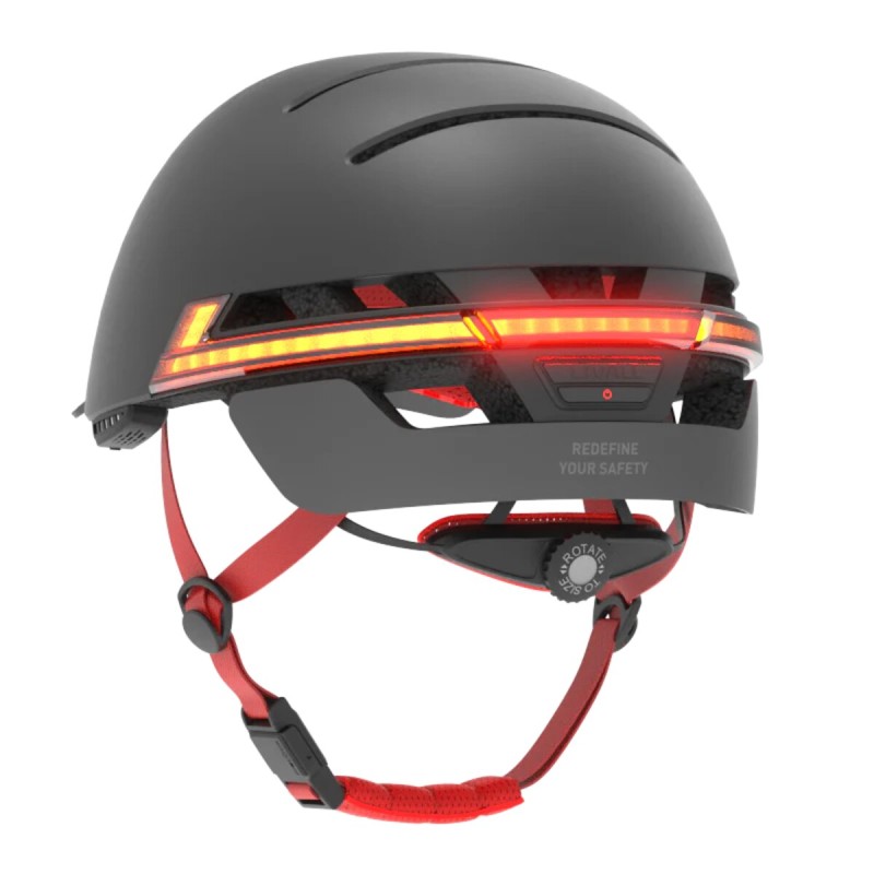 Захисний шолом Livall BH51M NSO (M) Black (54-58см), акустика JBL, мікрофон, сигнали поворотів та стопів, додаток, пульт BR80, застібка, Bluetooth (LIV-JB51MN-5212)