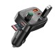 Автобільний зарядний пристрій ESSAGER Blue Cat Car FM Bluetooth MP3 Charger 50W Fast Charge Black (ECCFM-LM01)