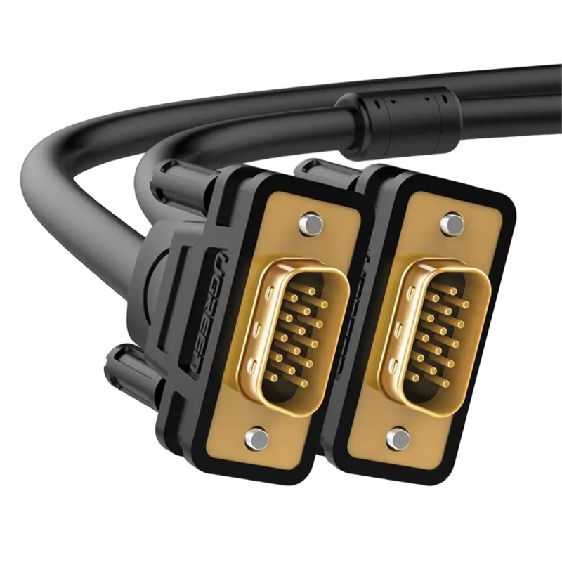 Кабель UGREEN VG101 VGA Male to Male Cable 1m (Black)(UGR-11673) (UGR-11673)