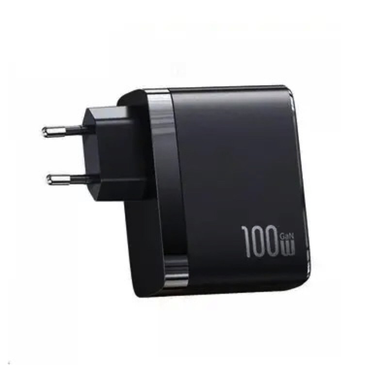 Мережевий зарядний пристрій USAMS-UC  Fast Charger Kit --UC Series (T44 100W 4 Ports GaN Fast Charger (EU)+ SJ524 U71 C To C 100W PD Cable 1.2m) (UCTZ01)