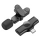 Мікрофон-петличка BOROFONE BFK12 Trophy lavalier wireless digital microphone Type-C Black (6941991106392)