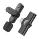 Мікрофон-петличка BOROFONE BFK12 Trophy lavalier wireless digital microphone Type-C Black (6941991106392)