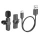 Мікрофон-петличка BOROFONE BFK12 Trophy lavalier wireless digital microphone Type-C Black (6941991106392)