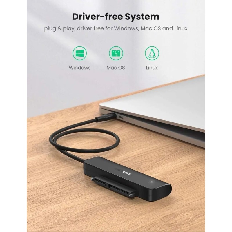 Адаптер UGREEN CM321 USB-C 3.0 to 2.5-Inch SATA Converter 50cm(UGR-70610) (UGR-70610)