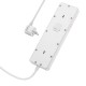 Мережевий подовжувач HOCO  AC14A Rico 5-position socket(PD30W/1C3A) White (6942007607186 )
