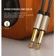 Аудіо кабель UGREEN AV128 6.5mm  Male to Male Audio Cable Gray 2m(UGR-10638) (UGR-10638)
