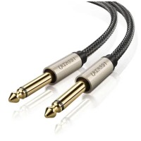Аудіо кабель UGREEN AV128 6.5mm  Male to Male Audio Cable Gray 2m(UGR-10638) (UGR-10638)