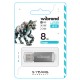 Flash Wibrand USB 2.0 Cougar 8Gb Silver (WI2.0/CU8P1S)