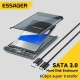 Жорсткий диск ESSAGER (pp bag) Cosmos 2.5 inches SATA 3.0 SSD Hard Disk Enclosure Transparent (EYPS0-XZ20-P)