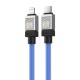 Кабель Baseus CoolPlay Series Fast Charging Cable Type-C to iP 20W 1m Blue (CAKW000003)
