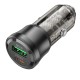 Автомобільний зарядний пристрій BOROFONE BZ25 Journey PD38W(1C1A) car charger Transparent Black (6941991106965)