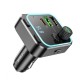 АЗП з FM-модулятором BOROFONE BC53 Highway PD20W+QC3.0 car BT FM transmitter 18W Black (6941991108457)