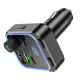 АЗП з FM-модулятором BOROFONE BC53 Highway PD20W+QC3.0 car BT FM transmitter 18W Black (6941991108457)