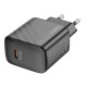 Мережевий зарядний пристрій HOCO CS22A Value single port PD30W charger Black (6942007609913 )