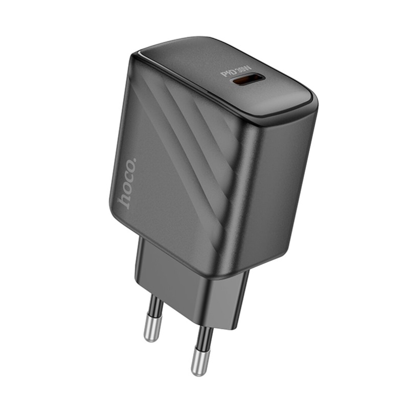 Мережевий зарядний пристрій HOCO CS22A Value single port PD30W charger Black (6942007609913 )