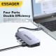USB-hub ESSAGER Maple Harp 11 in 1 USB HUB Grey (EHB11-FQ0G-Z)
