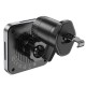 Тримач для мобiльного з БЗП HOCO HW15 Speed magnetic wireless fast charging car holder(air outlet) Black Metal Gray (6942007617635 )