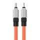 Кабель Baseus CoolPlay Series Fast Charging Cable Type-C to iP 20W 1m Orange (CAKW000007)