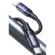 Кабель Usams US-SJ521 U71 Type-C to Lightning 20W PD Fast Charging & Data Cable 1.2m Black (SJ521USB01)