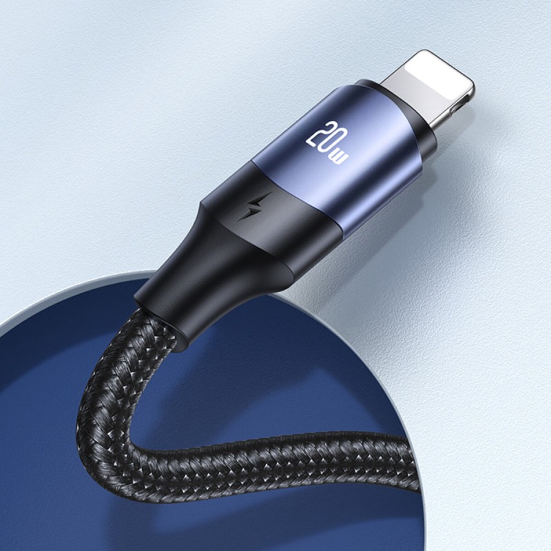 Кабель Usams US-SJ521 U71 Type-C to Lightning 20W PD Fast Charging & Data Cable 1.2m Black (SJ521USB01)