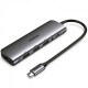 Хаб UGREEN CM136 USB-C Multifunction Adapter (Space Gray)(UGR-70495) (UGR-70495)