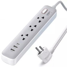 Зарядний пристрій UGREEN CD286 30W 3 AC Power Strip with Master Switch (2A1C) DE(UGR-25357) (UGR-25357)