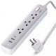 Зарядний пристрій UGREEN CD286 30W 3 AC Power Strip with Master Switch (2A1C) DE(UGR-25357) (UGR-25357)