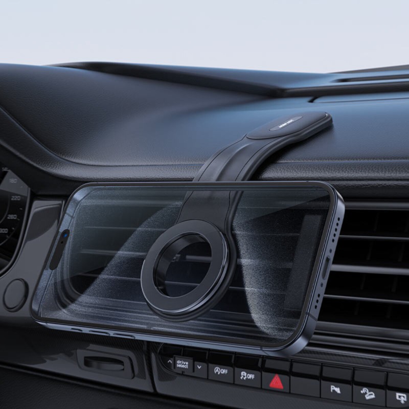 Тримач для мобiльного ACEFAST D19 Velcro in-car holder Black (6974316282747)