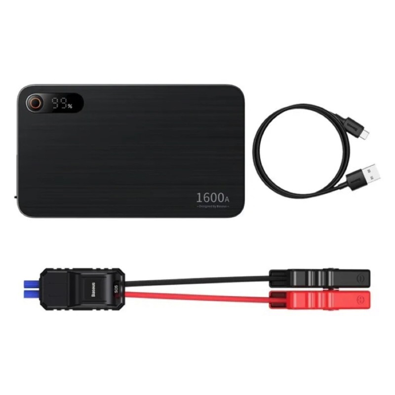 Пуско-зарядний пристрій Baseus Super Energy Pro Black+ Car Jump Starter 1600A (CGNL070001)