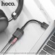Аудiокабель HOCO LS37 Spirit transparent external sound card USB to 3.5mm Black (6942007612562)