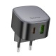 Мережевий зарядний пристрій HOCO CS32A Rise PD20W+QC3.0 charger Black (6942007617451 )