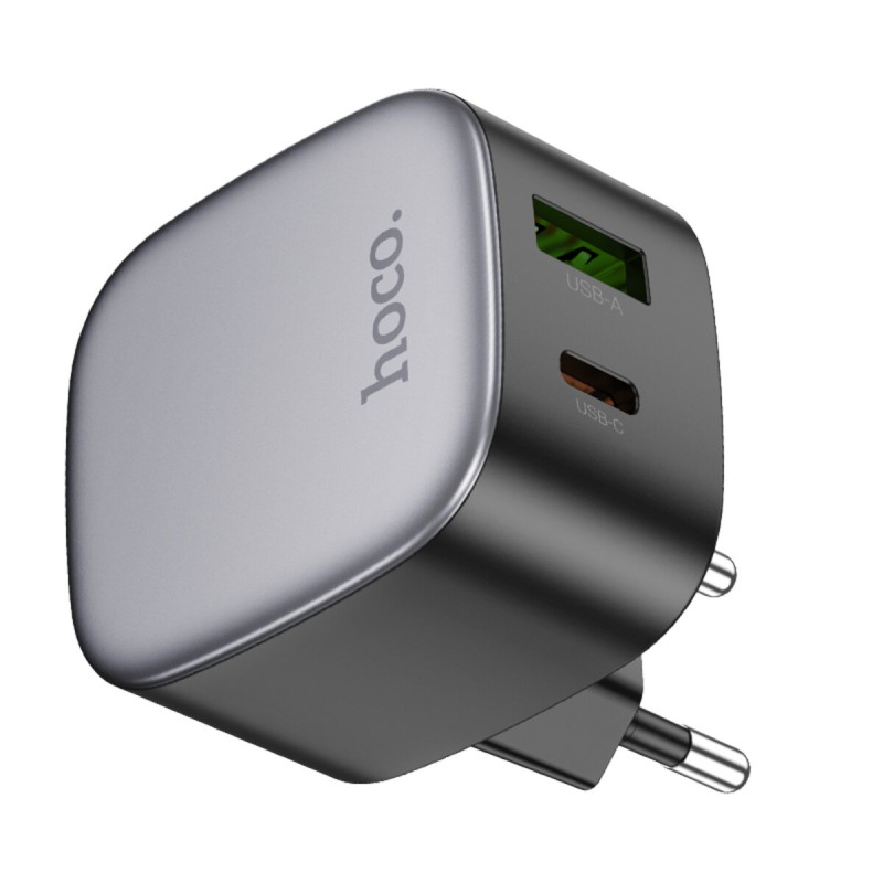 Мережевий зарядний пристрій HOCO CS32A Rise PD20W+QC3.0 charger Black (6942007617451 )