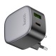 Мережевий зарядний пристрій HOCO CS32A Rise PD20W+QC3.0 charger Black (6942007617451 )