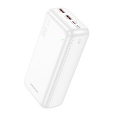 Зовнішній акумулятор BOROFONE BJ38B Power 22.5W+PD20W fully compatible power bank(30000mAh) White (6941991105616)