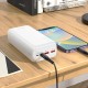 Зовнішній акумулятор BOROFONE BJ38B Power 22.5W+PD20W fully compatible power bank(30000mAh) White (6941991105616)
