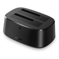 Док-станція UGREEN CM198 USB 3.0 to SATA Dual-Bay Hard Drive Duplicator/Cloner EU(UGR-50857) (UGR-50857)