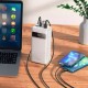 Зовнішній акумулятор HOCO J86B Electric 22.5W fully compatible power bank(60000mAh) White (6931474771759)