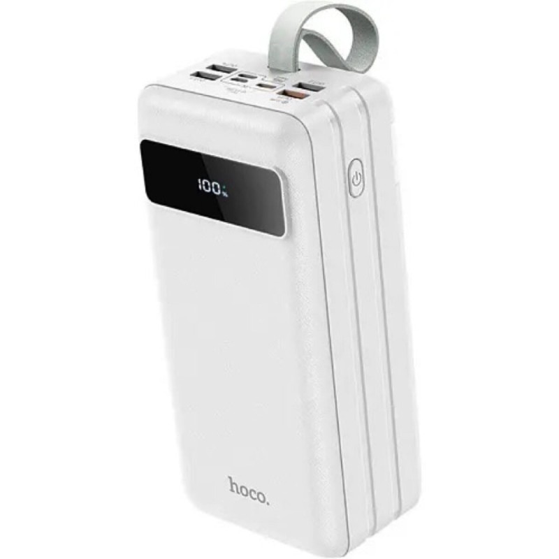 Зовнішній акумулятор HOCO J86B Electric 22.5W fully compatible power bank(60000mAh) White (6931474771759)