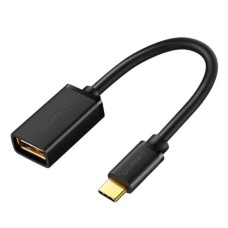 Кабель UGREEN US154 USB-C Male to USB 3.0 A Female Cable (Black)(UGR-30701) (UGR-30701)