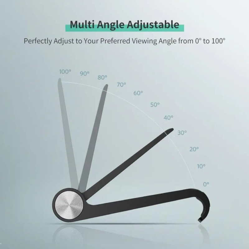 Тримач для телефонапланшету UGREEN LP115 Multi-Angle Adjustable Portable Stand for iPad (Black) (UGR-50748) (UGR-50748)