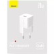 Мережевий зарядний пристрій Baseus GaN5 Fast Charger(mini) 1C 20W EU White (CCGN050102)
