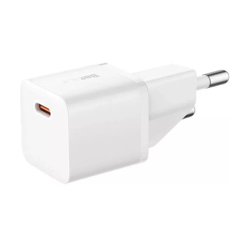 Мережевий зарядний пристрій Baseus GaN5 Fast Charger(mini) 1C 20W EU White (CCGN050102)