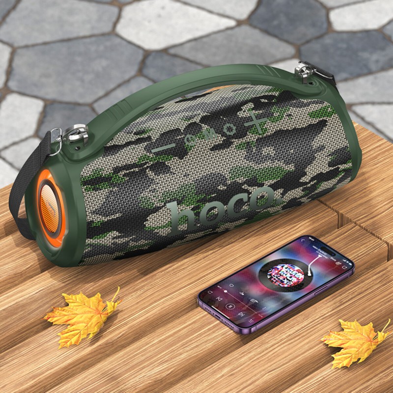 Портативна колонка HOCO HA4 Surge outdoor BT speaker Camouflage Green (6942007612272 )