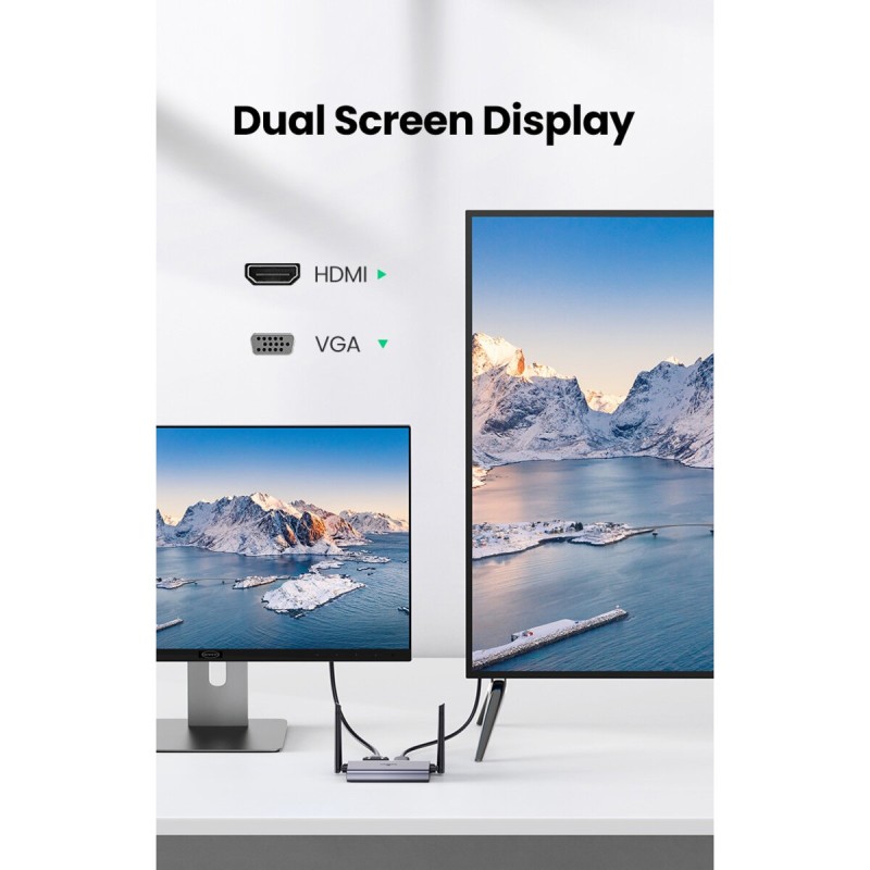 Безпровідний подовжувач UGREEN CM506 Wireless HDMI Extender Transmitter and Receiver 50m(UGR-50633A) (UGR-50633A)