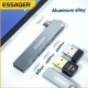 USB-hub ESSAGER (opp bag) Fengyang  3 in 1 Splitter Silver (EHBC03-FY10-P)