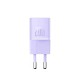 Мережевий зарядний пристрій Baseus GaN5 Fast Charger(mini) 1C 20W EU Purple (CCGN050105)
