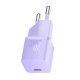Мережевий зарядний пристрій Baseus GaN5 Fast Charger(mini) 1C 20W EU Purple (CCGN050105)