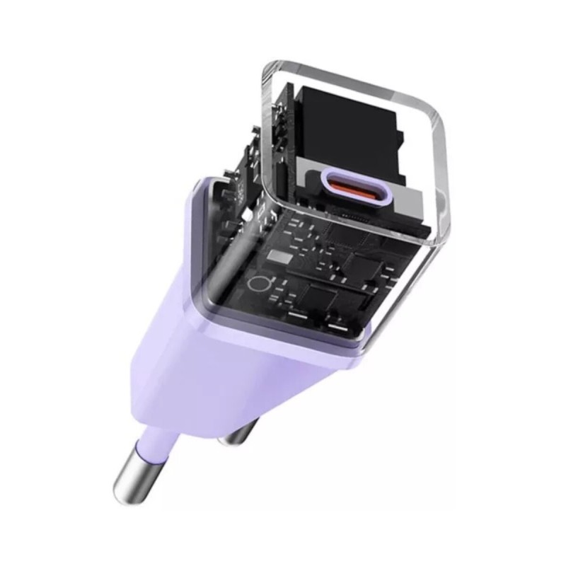Мережевий зарядний пристрій Baseus GaN5 Fast Charger(mini) 1C 20W EU Purple (CCGN050105)