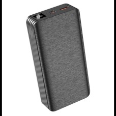 Зовнішній акумулятор XO PR144 20000mAh PD20W+QC 22.5W Black (6920680879304)