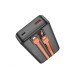 Зовнішній акумулятор HOCO J119A Sharp charger 22.5W+PD20 fully compatible power bank with digital display and cable(20000mAh) Black (6942007606110)
